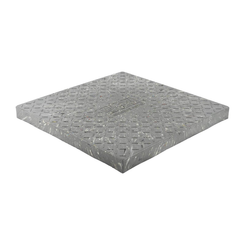 Ekon AC Condensing Unit Support Pad 24x24x2 - Air Conditioners Pad - Equipment Support Platform for HVAC Units, Generators, AC Condensers, Beehives & More - 100% Recycled Plastic - Image 1